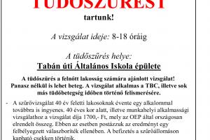 Tüdőszűrés